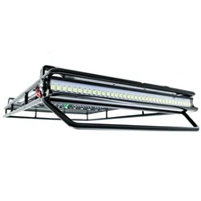 Roof Luggage Rack & Light For Traxxas TRX4 Ford Bronco Axial SCX10 1/10 RC Car j