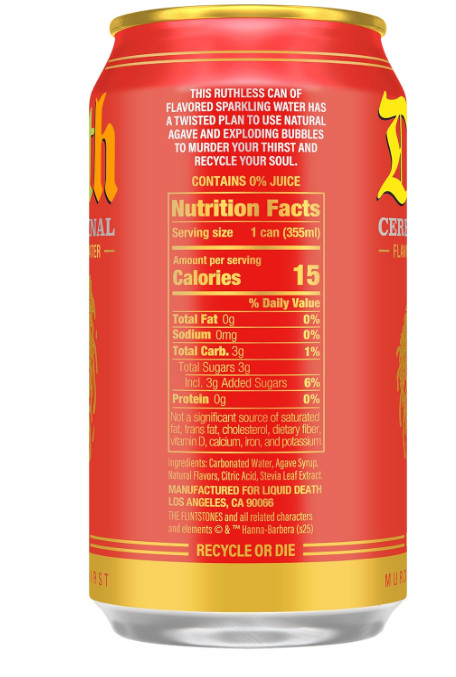 Liquid Death, Flavored Sparkling Water, 12-Pack (12oz Cans), Select your flavor.