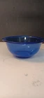 Pyrex Cobalt Blue Mixing Bowl 4 Cup, 1 L, 33 oz.  3" tall 7" wide #322 USA