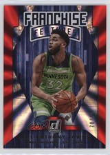 2019 Donruss Franchise Features Holo Red Laser 70/99 Karl-Anthony Towns #20 0c9g