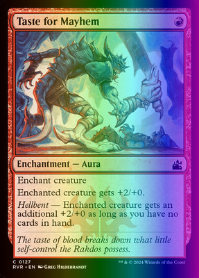 MTG Magic the Gathering Taste for Mayhem (127/573) Ravnica Remastered NM FOIL