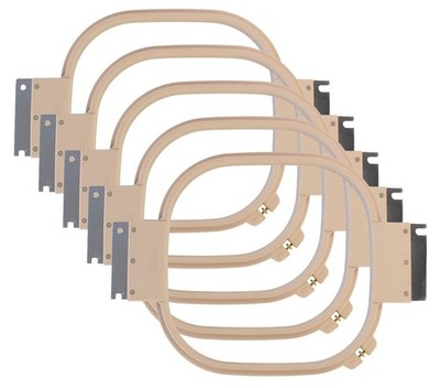 5 Pack - 24cm (9.5'') Embroidery Hoops for SWF 355mm (14'') Machines