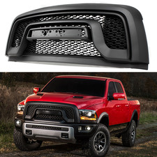 Front Bumper Grille Assembly Matte Black For Ram 1500 Rebel 2015-2018 5uq43rxfab