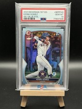 Kenni Gomez 2023 Bowman Prospects 1st Edition Sky Blue Foil #BPPF-40 PSA 10!!