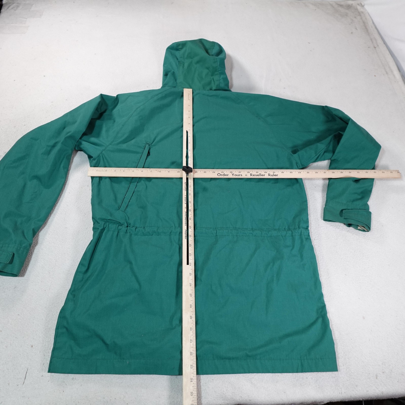 Vintage Frostline Chore Jacket Mens Large Green Hooded Parka Barn Coat 80s Work