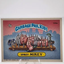 Spikey Mikey 1986 Garbage Pail Kids #155a GBK