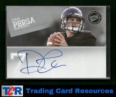 2012 Press Pass #PPS-DP Dan Persa Silver Auto