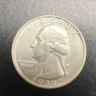1935-D Washington Silver Quarter AU A-404