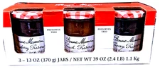 Bonne Maman Preserve Trio Variety Pack 3 x 13 Oz Jar EXP 04/2027