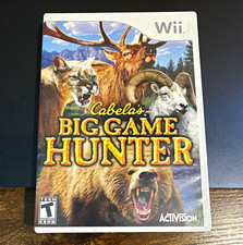 Cabela's Big Game Hunter Nintendo Wii 2007 Activision Complete Manual, T, NTSC