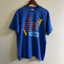 Vintage 90s Disneyland Magic Music Days Adult XL T Shirt USA Oneita Y2K