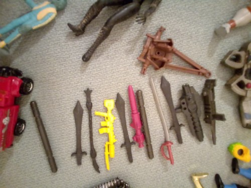 Vintage Action Figure & Toy Lot Various Series Toys Parts Pieces 1990's - Picture 6 of 12