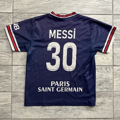 PSG Football Soccer Jersey Shirt Messi #30 Boys Size T-12 | eBay