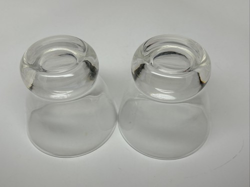 Vtg Eva Zeisel FEDERAL GLASS "PRESTIGE" 2 CLEAR LOW BALL Rocks Glass 5-5/8" MCM - Picture 5 of 9