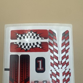 Lego Technic Slammer Turbo Race Car 8242 Sticker Sheet New Never Used Authentic