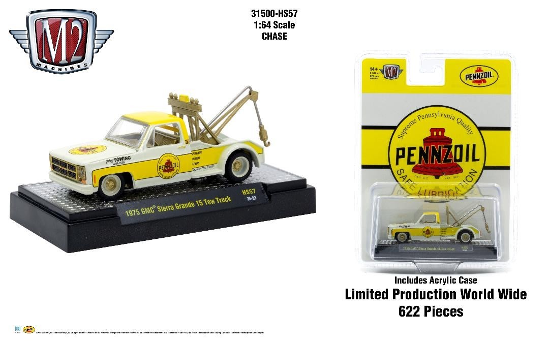 M2 Machines Hobby Exclusive HS57 - 1975 GMC Sierra Grande 15 Tow
