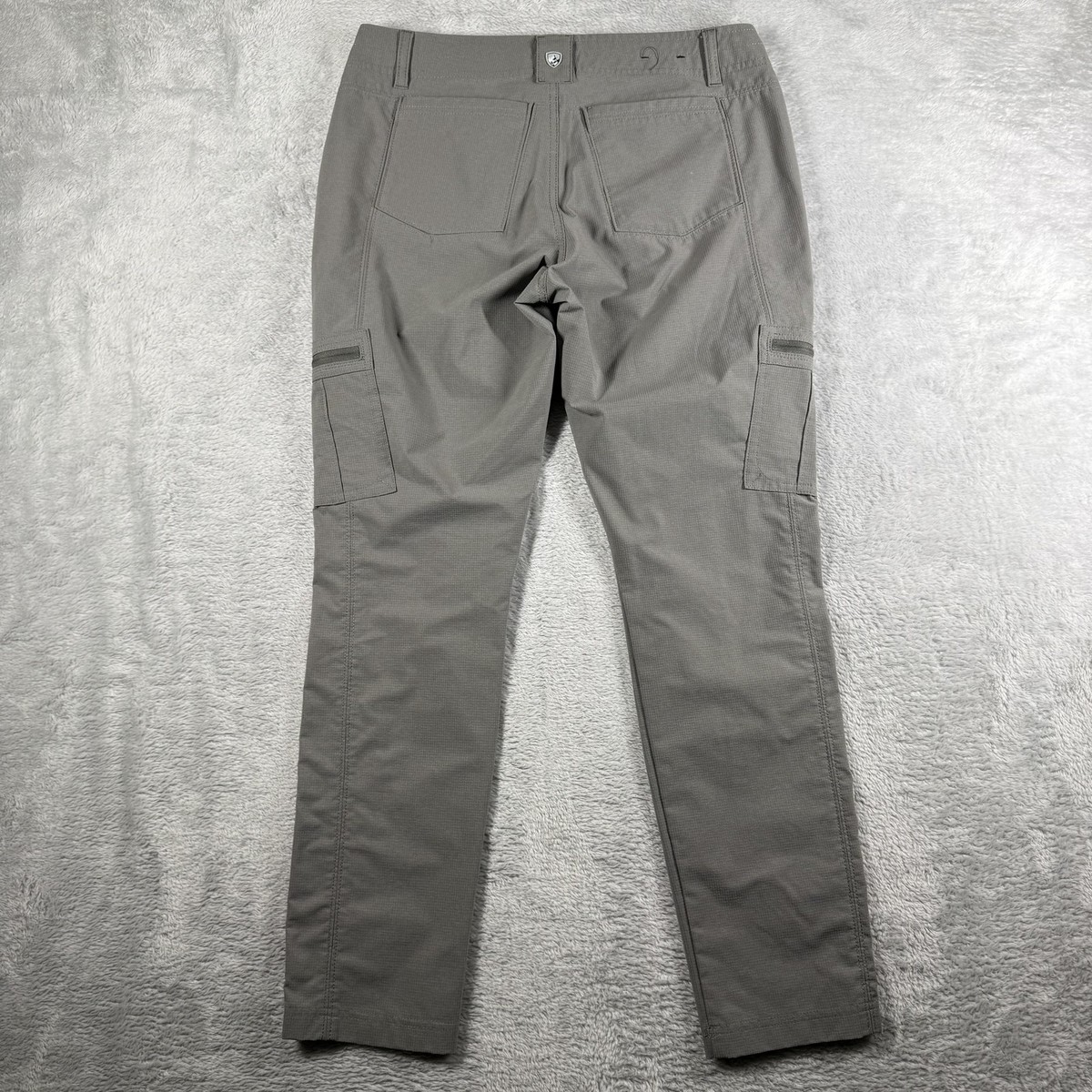 Pantalon Cargo Femme Kuhl – Gris – Taille 8 (30 Pouces) – Nylon Stretch 31 Pouces