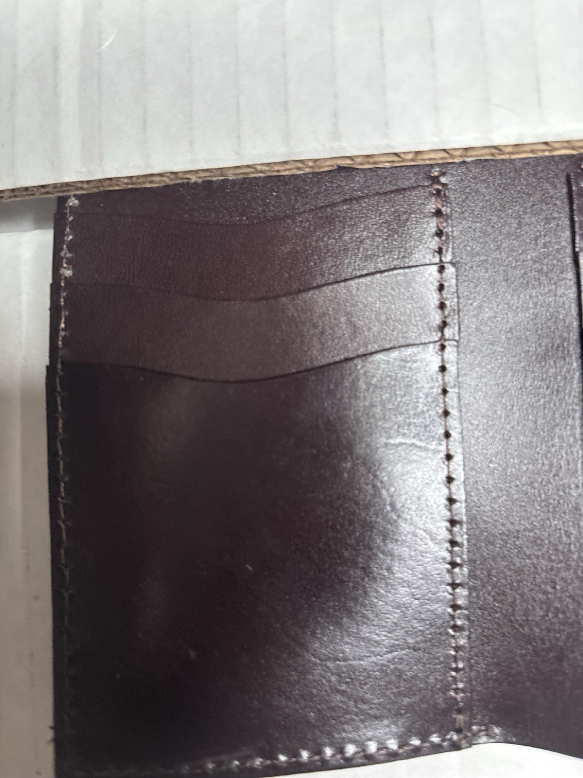 Rare Red Dirt Hat Western Trifold Wallet Leather Logo Soutwest Brown Collect NIB image 9