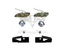 1960 Chevy El Caminobiscayne Rear Tail Fin Corner Molding Clip Set Pair 1960 Chevy El Caminobiscayne Rear Tail Fin Corner Molding Clip Set Pair