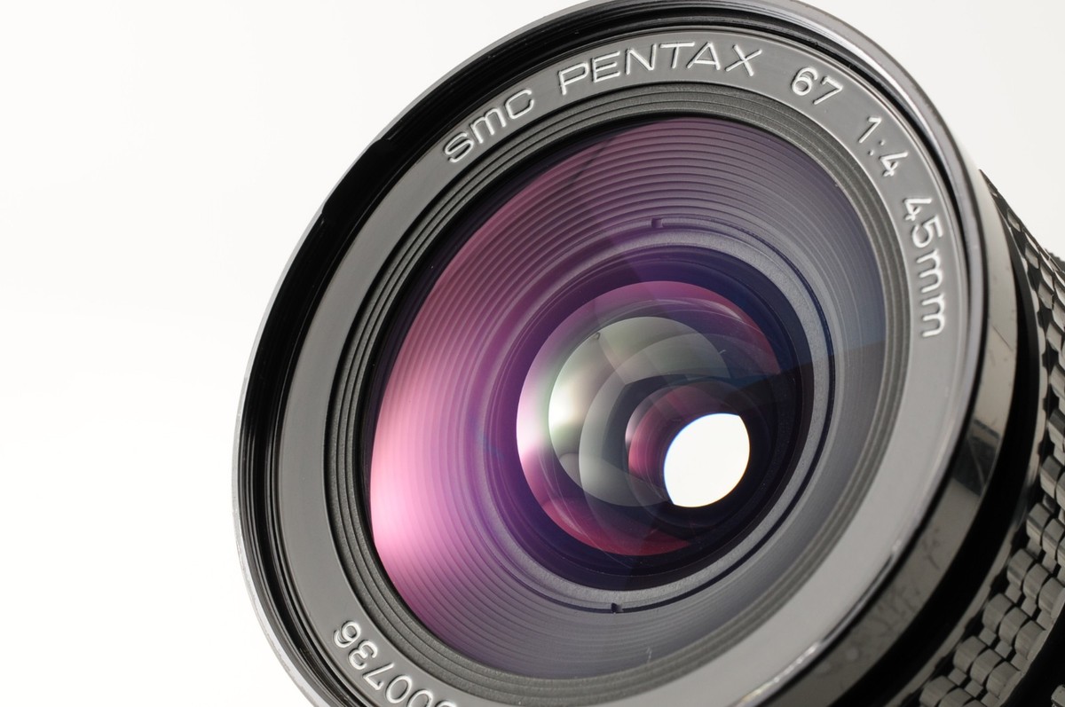 Exc+5】Pentax 67 SMC 45mm f/4 Wide Angle Lens for 6x7 from