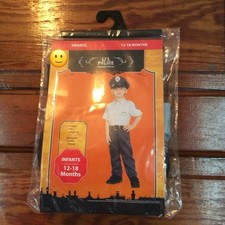New Halloween Lil  l Police Size 12-18 Months Costume