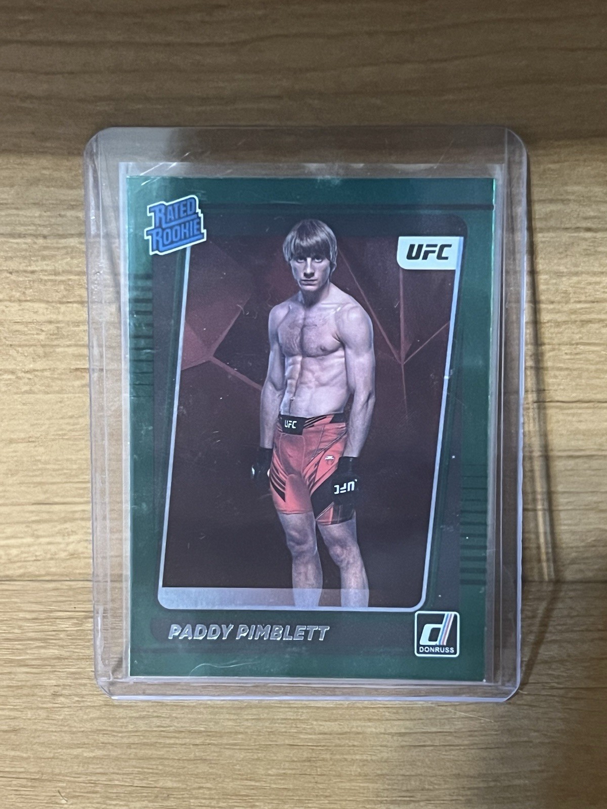 2022 Donruss UFC - Rated Rookie Green Flood #207 Paddy Pimblett (RC)