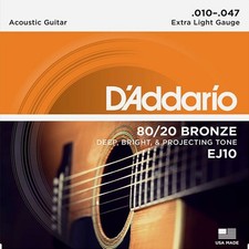 Saiten Westerngitarre DAddario EJ10 .010-047 ...