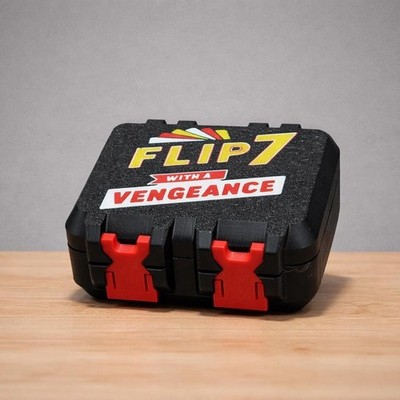 Flip 7 With a Vengeance Card Game Case, 3D Printed Holder, Tabletop Accessory | eBay Flip 7 With a Vengeance Card Game Case, 3D Printed Holder, Tabletop Accessory | eBay