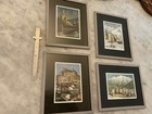 4 Georgian framed prints Old Tbilisi Svaneti Metekhi Republic of Georgia — photo 1