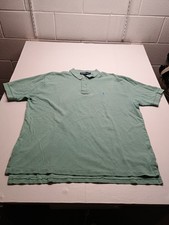 Men's Polo By Ralph Lauren 100 Cotton XL Light Blue Golf Shirt