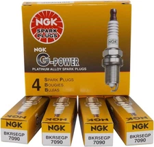 NGK 7090 BKR5EGP G-Power Spark Plug, Pack of 4