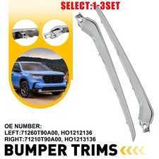 Chrome Front Grille Trim For Honda Pilot 2023-2025 Left Right Hand Side 2-6x