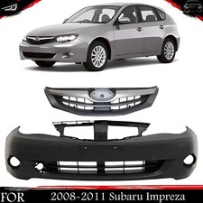Front Bumper Cover Plastic Grille Assembly For 2008-2011 Subaru Impreza