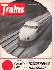 TRAINS MAGAZINE APRIL 1966