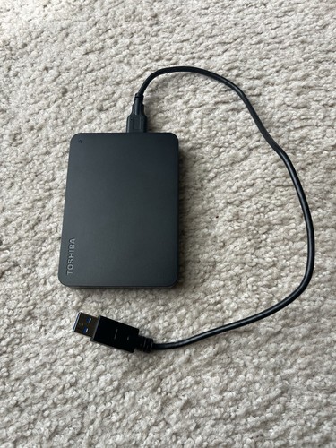 Toshiba Canvio Basics 1TB, External, 5400RPM, 2.5 inch (HDTB410XK3AA) Hard Drive - Afbeelding 2 van 4