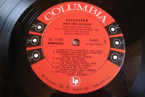 ~BRIGADOON~RECORDING OF THE BROADWAY HIT~SHIRLEY JONES & JACK CASSIDY~ - Picture 6 of 6
