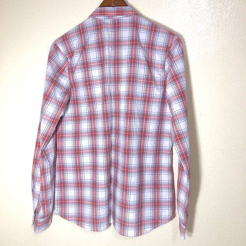Poof Damen Nieten Karo Hemd Größe Lg Unikat Button Down Business Freizeit Arbeit - Bild 6 von 12