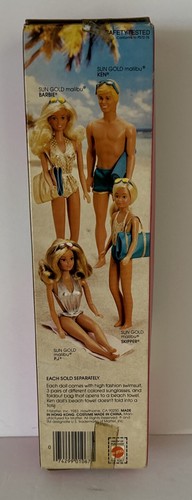 Barbie Sun Gold Malibu Doll Mattel #1067 Brand New 1983 High Fashion Collectible - Picture 6 of 14