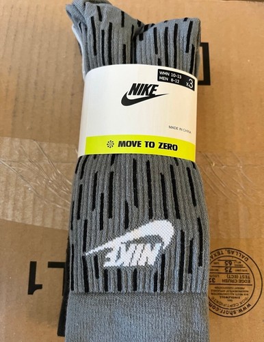 Nike Men’s Everyday Essential Crew Socks - Grey/Camo - 3-Pack