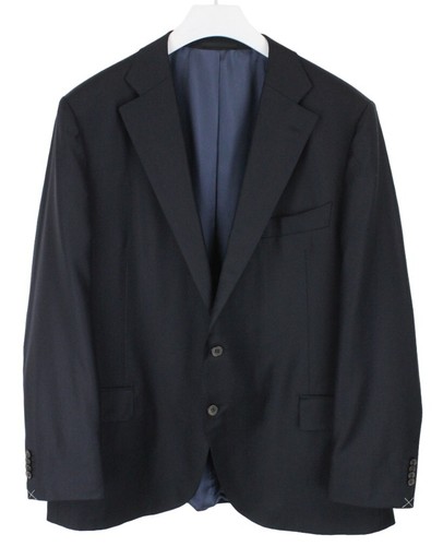 SUITSUPPLY Lazio / Brescia Anzug Herren UK 54 BlueLine Wolle Marineblau 2-teilig - Bild 2 von 18