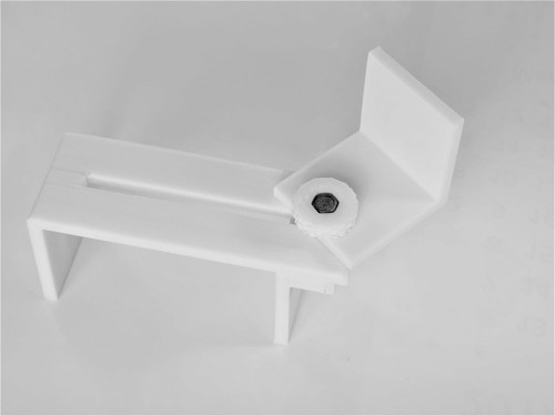 Phone Bracket For Bath Mount, Adjustable Up To 80Mm : White - Photo 3 sur 5