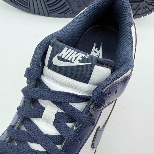 Nike Dunk Low Retro Mens Shoes Navy Blue White UK 8.5 EU 43 US 9.5 HF5441 107 - 第 5/8 張圖片