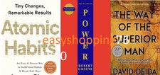 Image of (Concise Power + Atomic Habits + The way of the superior man ).. Set of 3 books