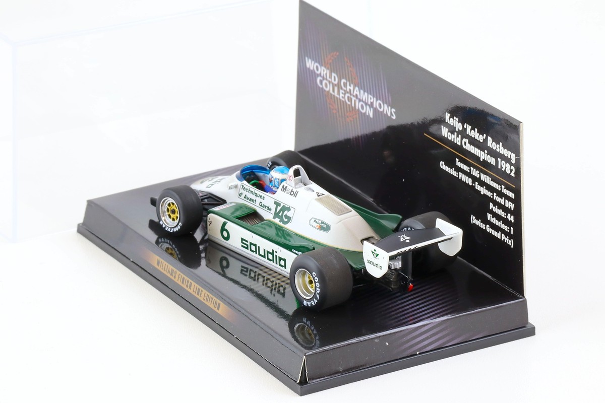 Buy Minichamps 436826606 1/43 WILLIAMS FW 08 1982 KEKE