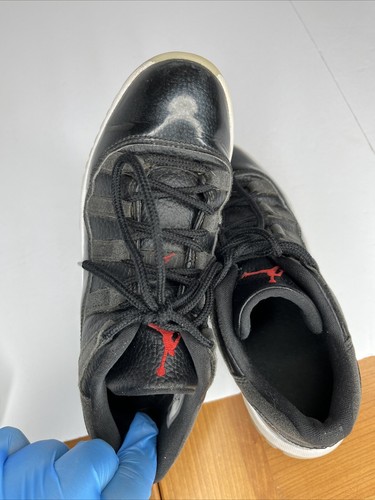 Nike Boys Air Jordan 11 505835-001 Black Basketball Shoes Sneakers Size 3Y - Picture 17 of 17