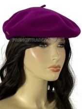 Laulhere Authentic French 100 Wool Beret Cap Hat Eva Purple 7-7 1/8 France