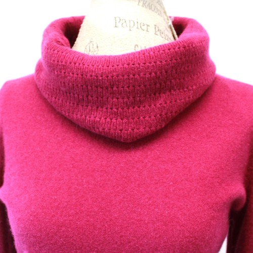 Jones New York 100% cashmere Purple Turtle Neck Sweater Pullover Large - Picture 5 of 8