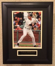 Travis Ishikawa signed photo - Custom  Framed - SF Giants World Series 