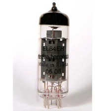 Electro-Harmonix EL84 Power Amp Vacuum Tube EL84EHPL