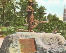 Summit Little Round Top Gettysburg Pa unposted Postcard Civil War